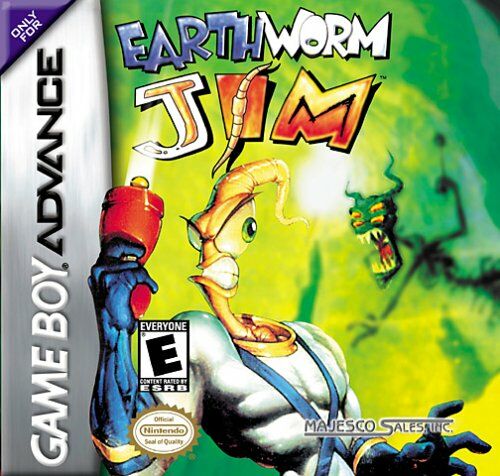 Caratula de Earthworm Jim para Game Boy Advance