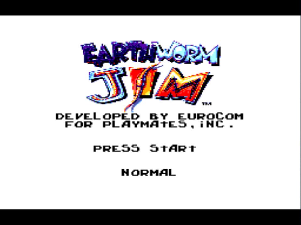 Pantallazo de Earthworm Jim para Sega Master System