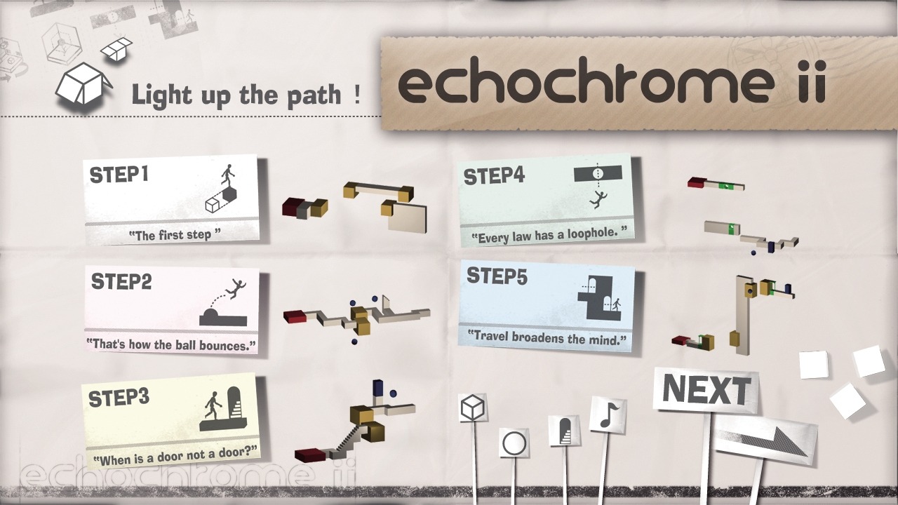 Pantallazo de Echochrome II para PlayStation 3