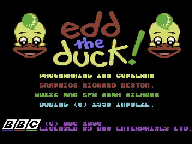 Pantallazo de Edd the Duck! para Commodore 64