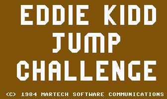 Pantallazo de Eddie Kidd Jump Challenge para Commodore 64