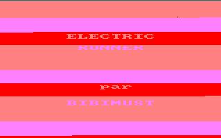 Pantallazo de Electric Runner para Amstrad CPC
