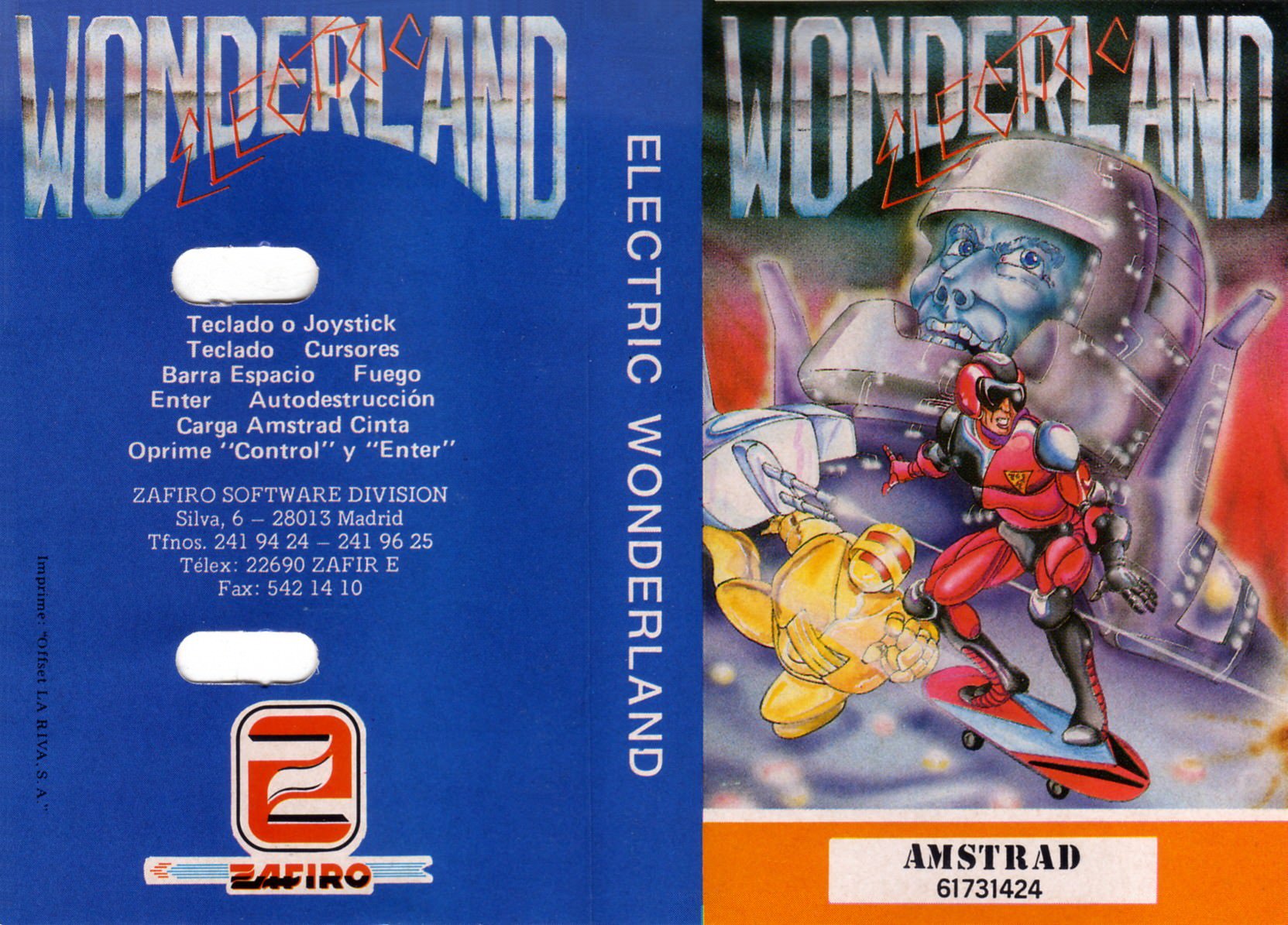Caratula de Electric Wonderland para Amstrad CPC