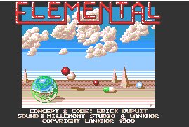 Pantallazo de Elemental para Atari ST