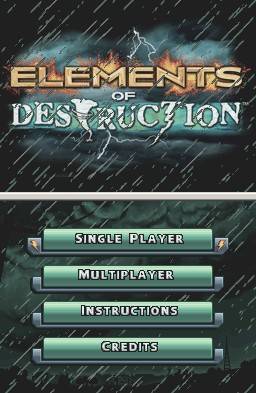 Pantallazo de Elements of Destruction para Nintendo DS