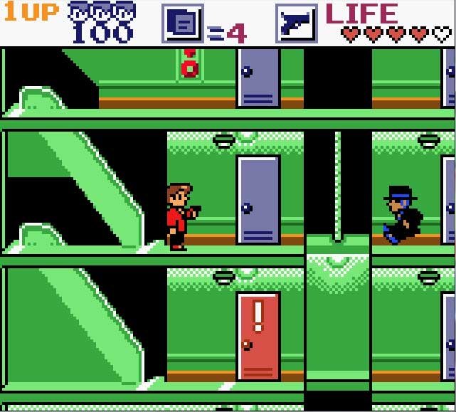 Pantallazo de Elevator Action EX para Game Boy Color