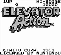 Pantallazo de Elevator Action para Game Boy