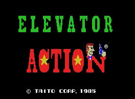 Pantallazo de Elevator Action para MSX