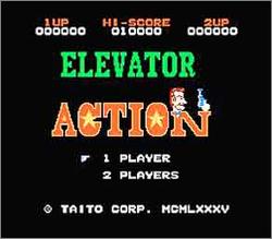 Pantallazo de Elevator Action para Nintendo (NES)