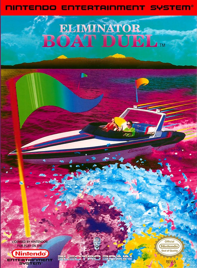 Caratula de Eliminator Boat Duel para Nintendo (NES)