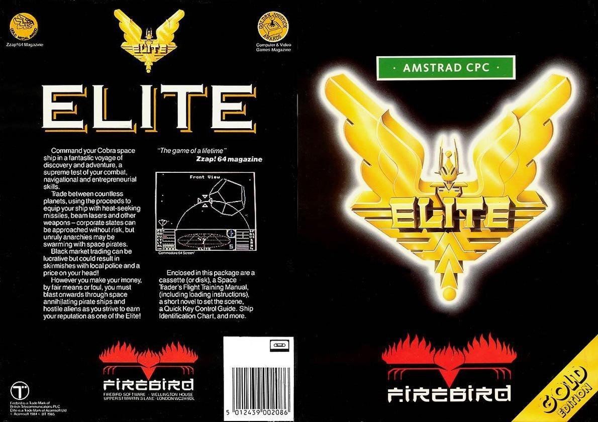 Caratula de Elite para Amstrad CPC