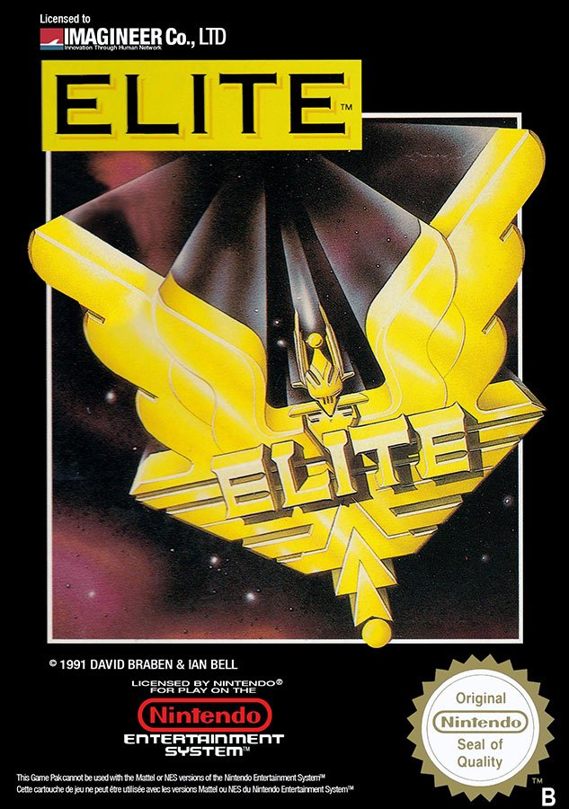 Caratula de Elite para Nintendo (NES)