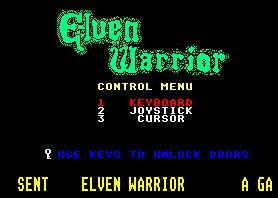 Pantallazo de Elven Warrior para Amstrad CPC