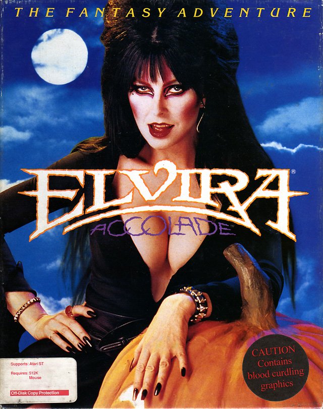 Caratula de Elvira: Mistress of the Dark para Atari ST