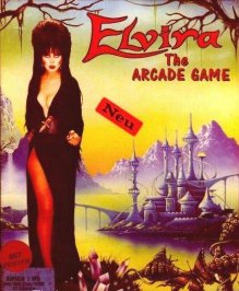 Caratula de Elvira: The Arcade Game para Amiga