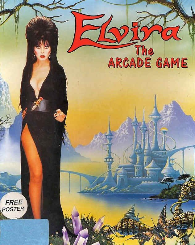 Caratula de Elvira: The Arcade Game para Atari ST