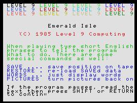 Pantallazo de Emerald Isle para MSX