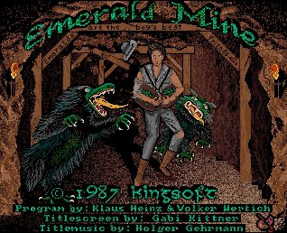 Pantallazo de Emerald Mine para Amiga