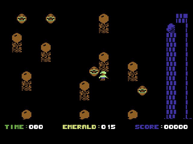 Pantallazo de Emerald Mine para Commodore 64