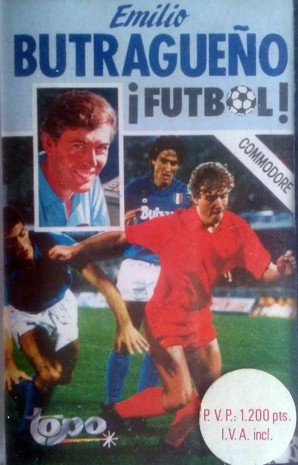 Caratula de Emilio Butragueño Fútbol para Commodore 64