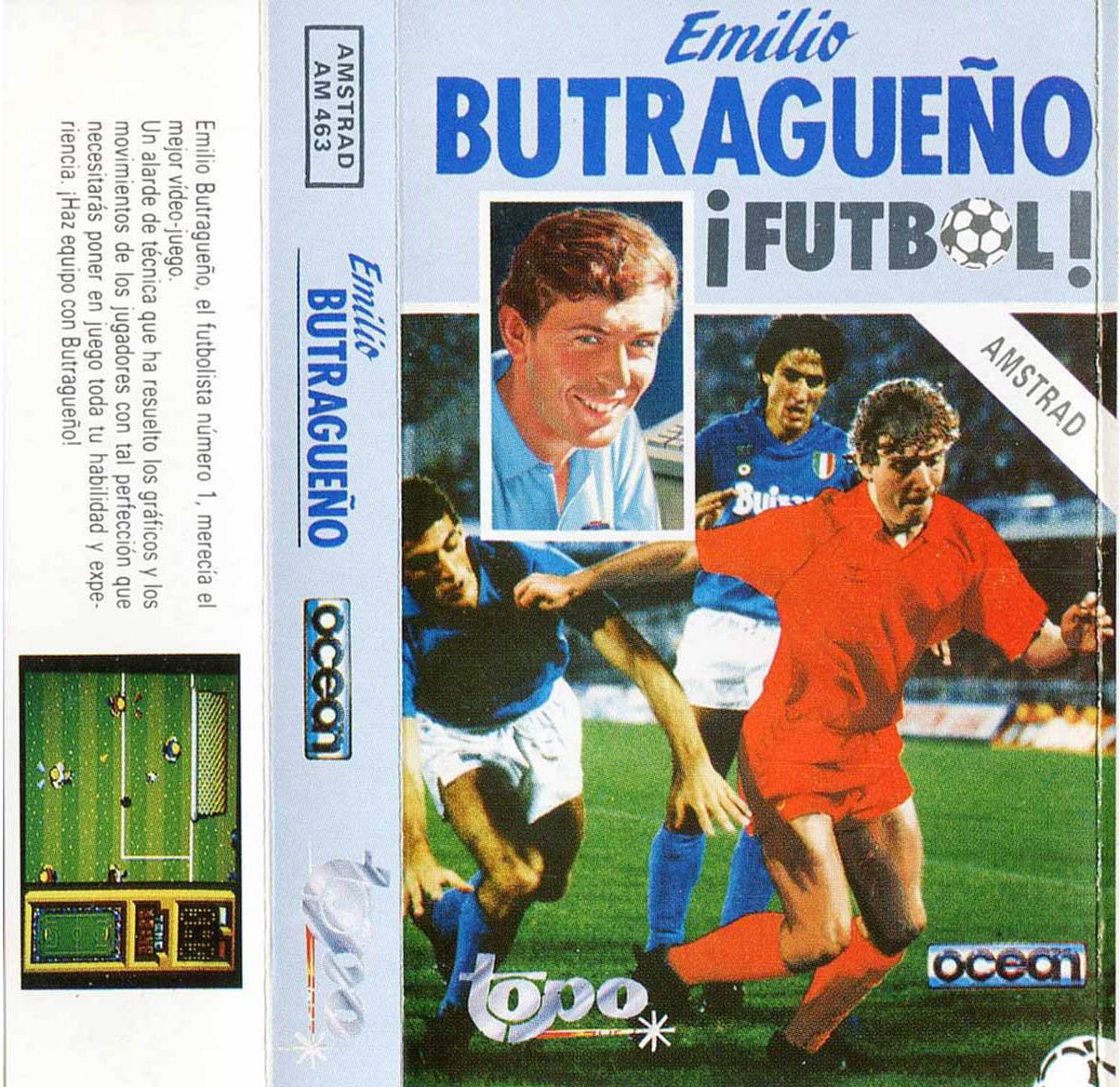 Caratula de Emilio Butragueño Futbol para Amstrad CPC