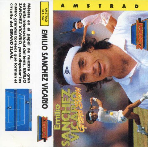 Caratula de Emilio Sanchez Vicario Grand Slam para Amstrad CPC