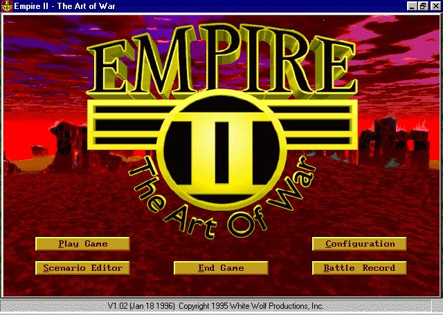 Pantallazo de Empire II: The Art of War para PC