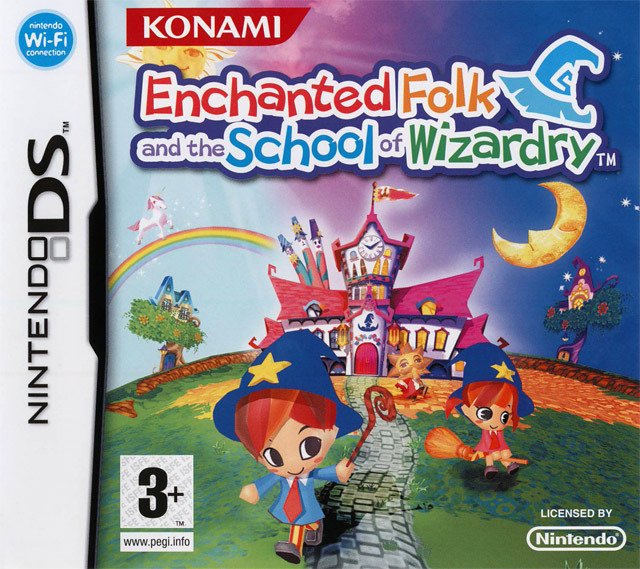 Caratula de Enchanted Folk and the School of Wizardry para Nintendo DS