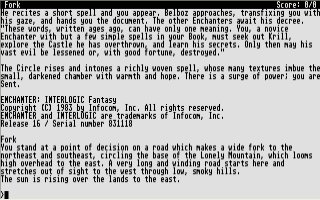 Pantallazo de Enchanter para Atari ST
