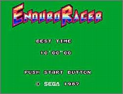 Pantallazo de Enduro Racer para Sega Master System