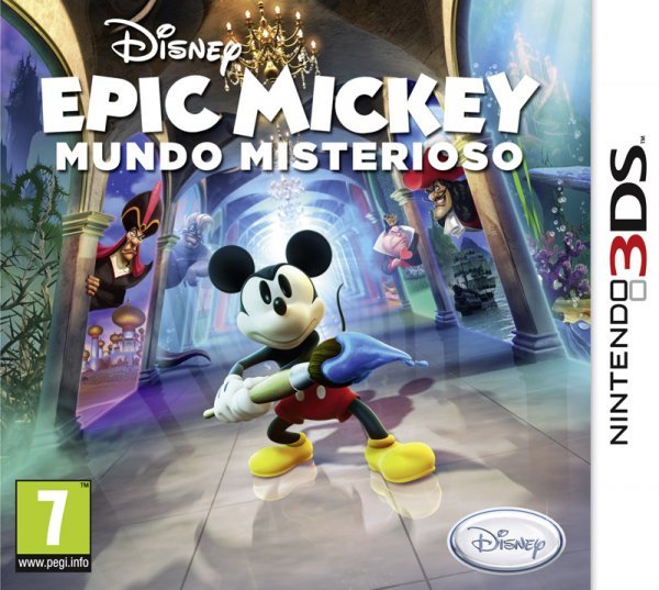 Caratula de Epic Mickey: Mundo Misterioso para Nintendo 3DS