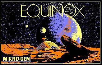 Pantallazo de Equinox para Amstrad CPC