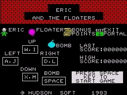 Pantallazo de Eric and the Floaters para Spectrum