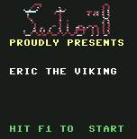 Pantallazo de Eric the Viking para Commodore 64
