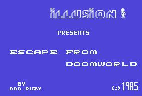 Pantallazo de Escape from Doomworld para Commodore 64