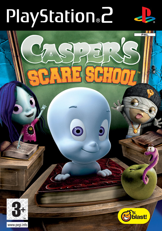 Caratula de Escuela de Miedos de Casper, La para PlayStation 2