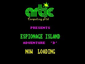 Pantallazo de Espionage Island: Adventure D para Amstrad CPC