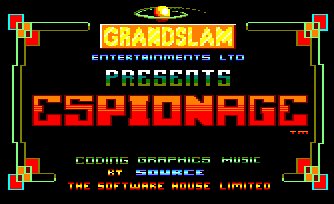 Pantallazo de Espionage para Amstrad CPC