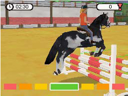 Pantallazo de Eugénie Angot : Championne d'Equitation para Nintendo DS