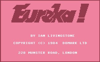 Pantallazo de Eureka! para Commodore 64