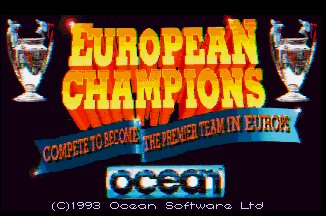 Pantallazo de European Champions (Ocean) para Amiga
