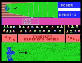 Pantallazo de European Games para MSX