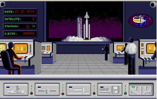 Pantallazo de European Space Simulator (ESS) para Atari ST