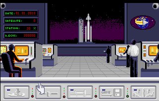 Pantallazo de European Space Simulator para Amiga