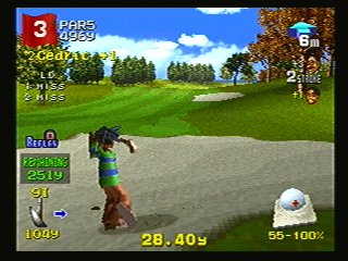 Pantallazo de Everybody\'s Golf 2 para PlayStation
