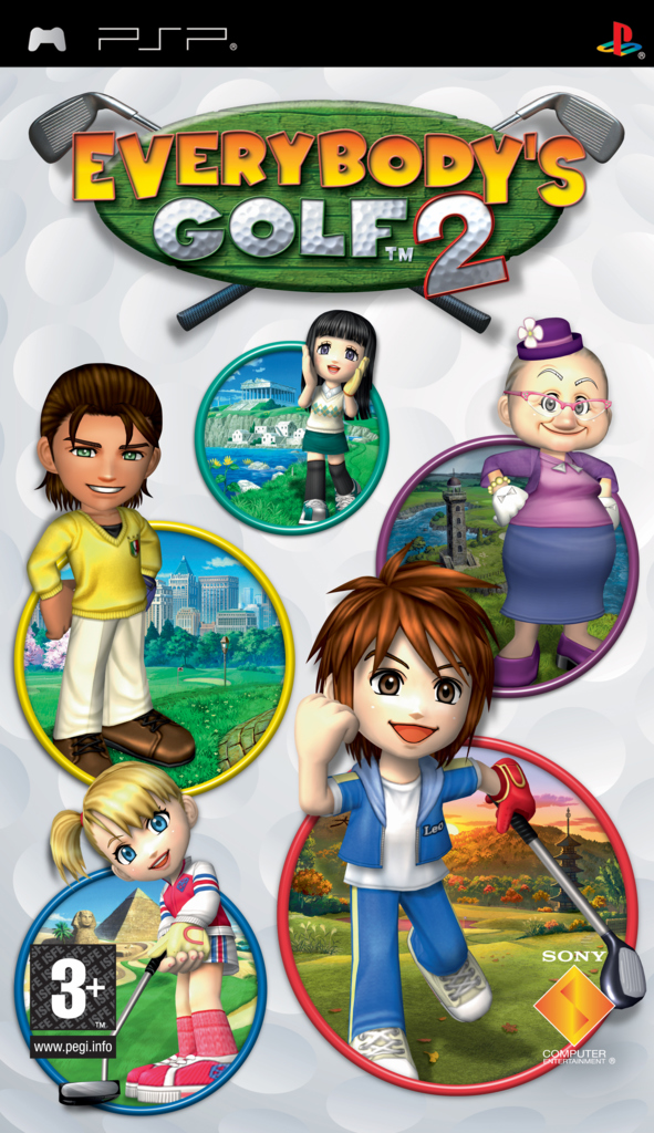 Caratula de Everybody's Golf 2 para PSP