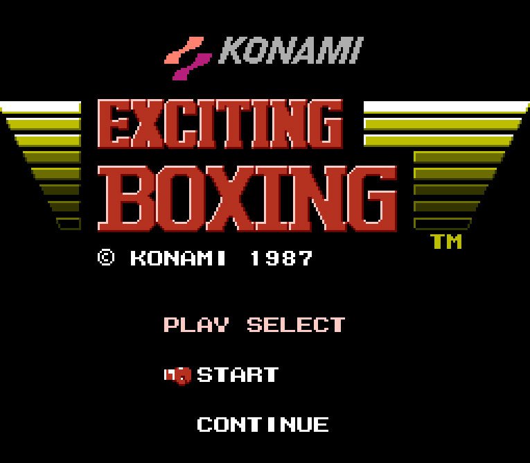 Pantallazo de Exciting Boxing para Nintendo (NES)