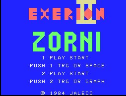 Pantallazo de Exerion 2 Zorni para MSX