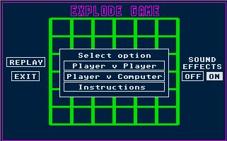Pantallazo de Explode Game para Atari ST