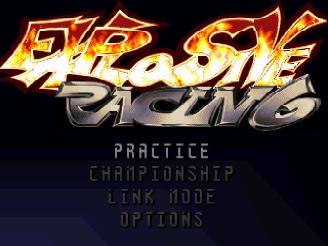 Pantallazo de Explosive Racing para PlayStation